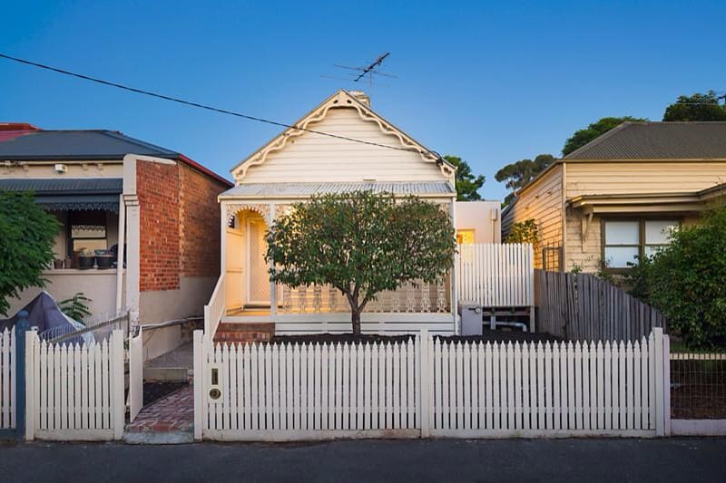 Colorbond metal reroof Flemington - Before (image)