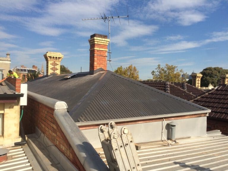 10823 new Colorbond roof and cappings installed - North Fitzroy